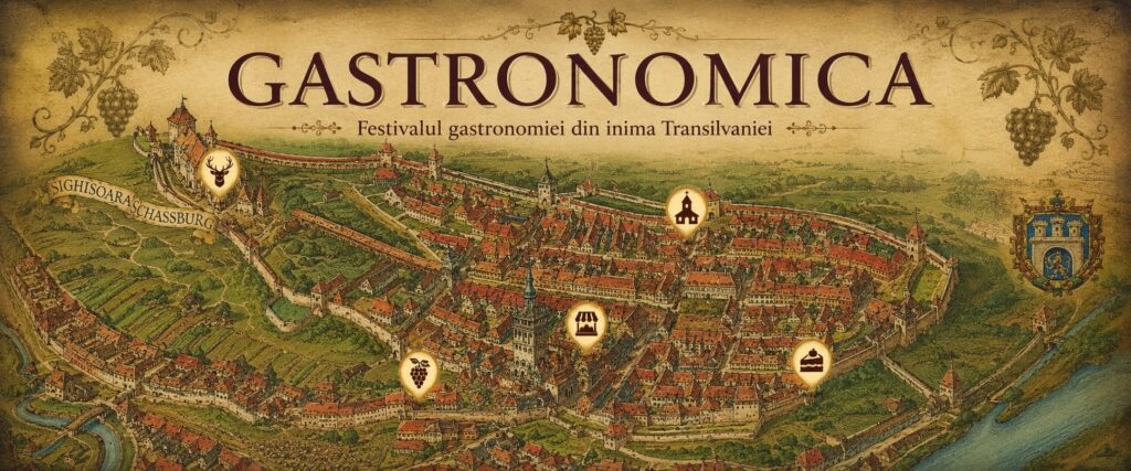 Gastronomica Sighişoara, festivalul care transformă Cetatea într-un circuit culinar 18 preparate, opt restaurante și trei zile de „slow travel”