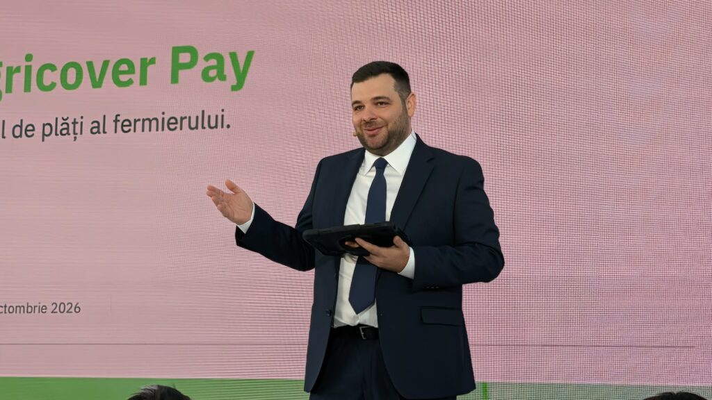 VIDEO | Agricover lansează Agricover Pay, o platformă financiară dedicată fermierilor Investiția se ridică la 12 milioane de lei / Andrei Vasile (Agricover Payments): „Este o soluție complementară soluțiilor bancare”