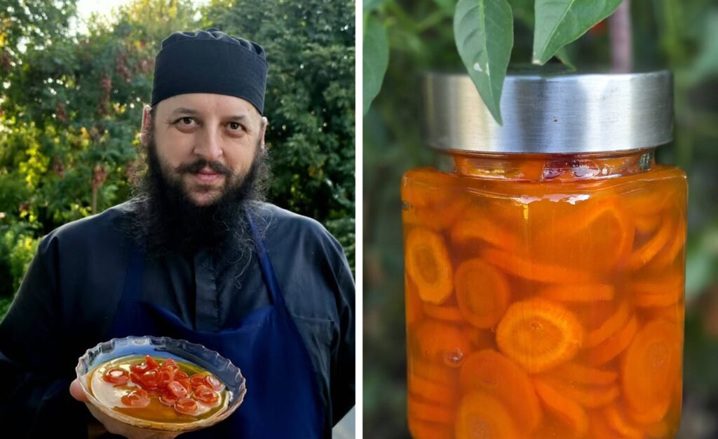 Dulceață de morcov cu suc natural de portocale, lămâie și cuișoare Rețeta călugărului bucătar Efrem Băndărică / Cum se prepară